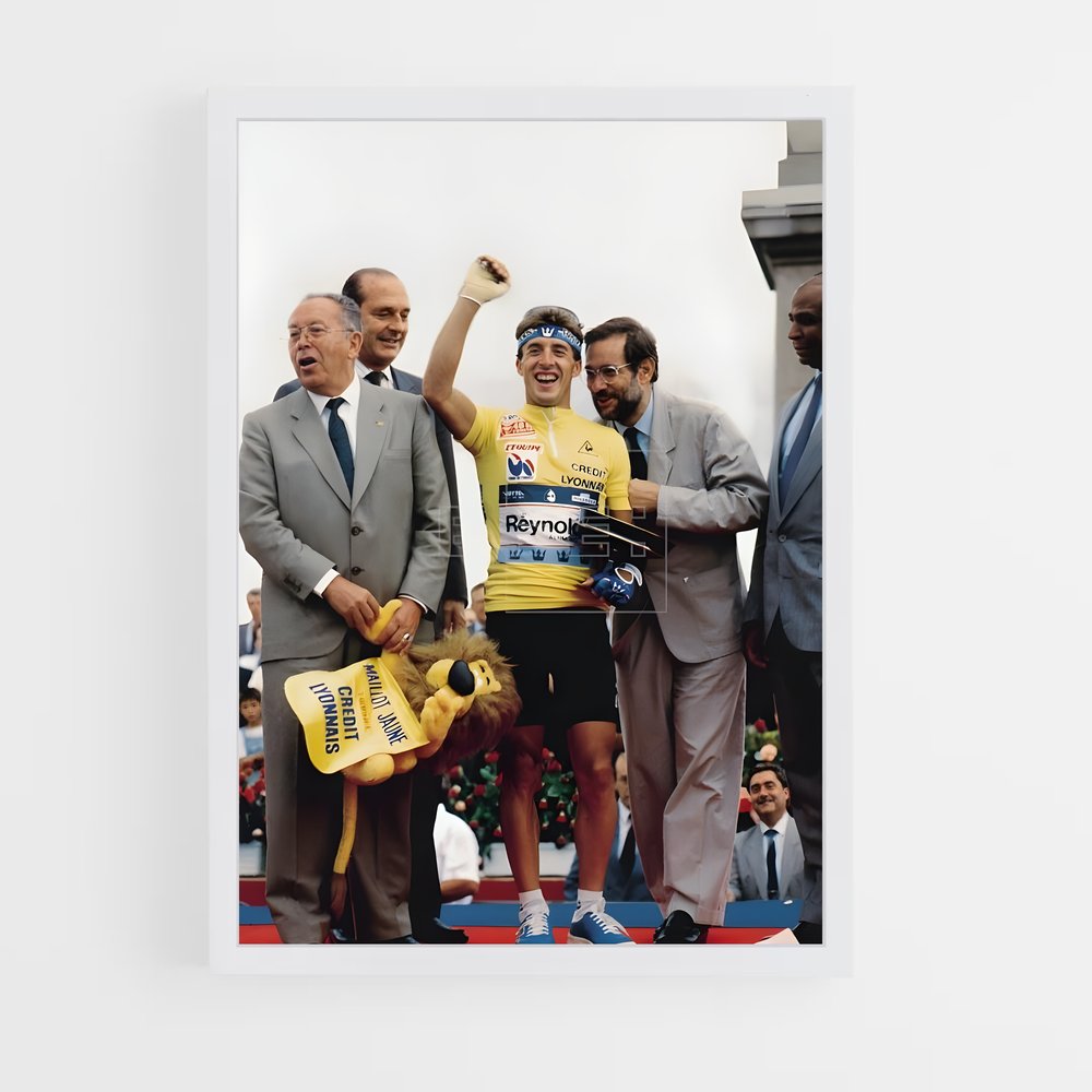 Poster Pedro de delgado – affiche Cyclisme (vue 3)